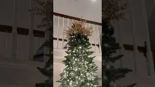 Верхушка для рождественской елки с венком своими руками #сделайсам #рождество #украшение
