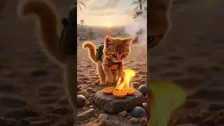 Whiskers&rsquo; Sand Jungle Adventure | A Fluffy Cat&rsquo;s Desert Survival Journey!