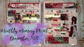 Ad ✿ Memory Monthly Plan With Me ✿ A5 Wide Vertical ✿ Jesenia&rsquo;s Printables ✿ Plannerface ✿ Dec 2020
