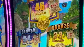 We went CRAZY and did MAX BET SPINS on the Raise the Sails slot machine!