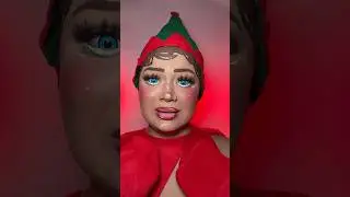 Эльф на полке ❤️🎁 #макияж #визажист #креативныймакияж