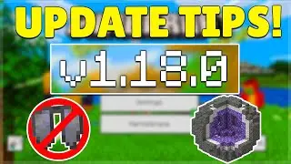 СОВЕТЫ И ХИТРОСТИ ДЛЯ ОБНОВЛЕНИЯ MCPE 1.18! Важные советы для Minecraft Pocket Edition.
