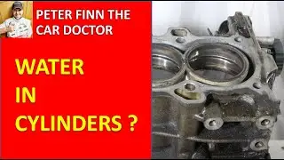 What means water in engine Cylinders ?
