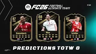 EA FC 26: Predictions Team of the Week 8 #TOTW