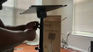 Pyle Projector Laptop Stand Setup Review - PLPTS7