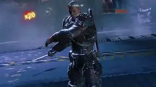 Batman Arkham Origins - Batman vs Slade Wilson (Deathstroke)