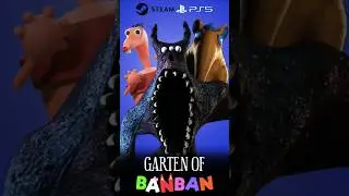 Garten of Banban 0 1 2 3 4 6 7 8  - ALL STEAM vs PS5 BANNERS EVOLUTION (comparison) 🆕