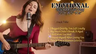 Best Emotional Slow Rock Love Songs | Female Voice That Hurts Your Soul | Black Screen