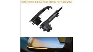 Top Dynamic Blinker Mirror Light For Audi A3 8P A4 A5 B8 Q3 A6 C6 4F S6 LED Turn Signal Side Indica