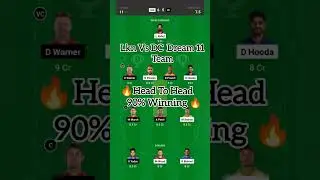 Lkn Vs DC Dream 11 Team,Lkn Vs DC,#dream11 #ipl