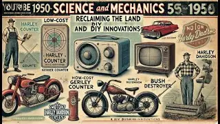 Science and Mechanics Magazine, 1950 - Reclaiming the Land and DIY Innovations