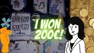 🤑I won Christmas countdown scratch card 2020🍀 Irish National Lottery 🤲