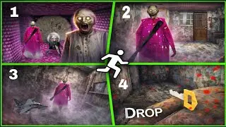 Barbie Granny 1 2 3 4 All Door Escape Car Escape Sewer Escape 🔥🤯 Barbie Granny Horror Game