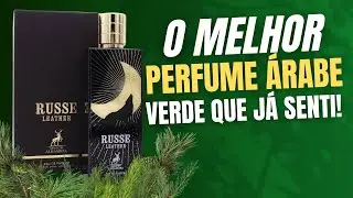 PERFUME ÁRABE VERDE   RUSSE LEATHER