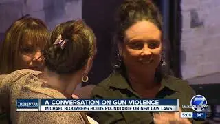 Michael Bloomberg unveils anti-gun violence policy at Aurora town hall