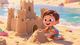 Friendly Dinosaur at the Beach | Fun Dinosaur Song for Kids | Sunny Beach Adventure