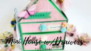 Mini House W/Drawers Tutorial| Feat. Maggie Holmes Garden Party| Happy Mail House