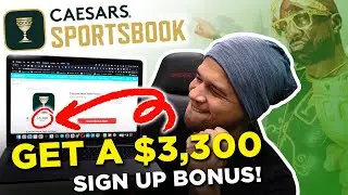 Caesars Sportsbook New York Sign-Up Bonus - Get $3,300 in Bonuses! 🗽