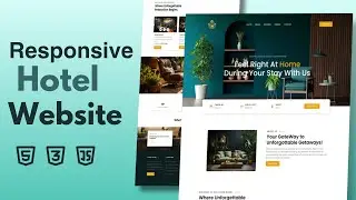 Step-by-Step Hotel Booking Landing Page Using HTML, CSS, and JavaScript