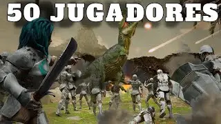 50 Jugadores recrean una civilización en ARK