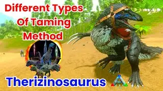 Therizinosaurus Fast Taming Guide In ARK Mobile | Hindi