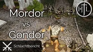 Battlereport - Mordor vs. Gondor (Mittelerde Tabletop / Hobbit / Herr der Ringe / HdR)
