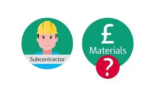 Invoicing for materials - for CIS subcontractors without gross payment status