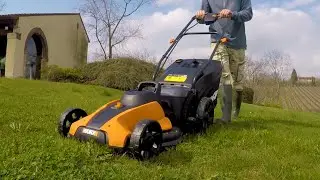 Аккумуляторная газонокосилка WORX WG744E, 40 В, 40 см