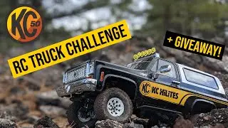 KC x @RC4WDMedia Blazer преодолевают трассу KC RC! | Розыгрыш призов RC и испытание грузовиков!!