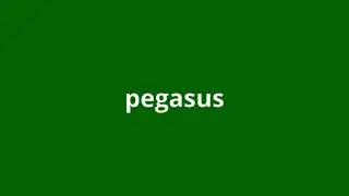 what is the meaning of pegasus.