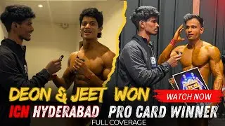 DEON DSILVA  🔥DOMINATION😍  | JEET SHARMA🏆 WON PRO CARD | MENS CLASIC PHYSIQUE | ICN HYDERABAD 2025 