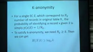 An information theoreic approach for privacy metrics