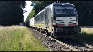😱First Catch and Rare Trainconsist! White Traxx locomotive Rhenus ! Trainspotting at Breyell Germany
