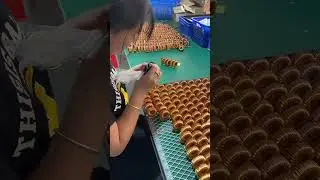 Orderly production and packaging  #inductor #electronics #manufacturer
