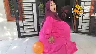 Drama Lucu 😂😍 Ibu Hamil Melahirkan Dudukin Balon Sampai Meletus