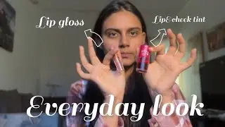 *Get ready with me*✨using only 2 products |no makeup look|