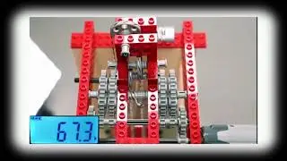 Lego Motor lifts 100kg 😱#lego #legosets #legotechnic #asmr #machine