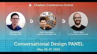 Conversational Design Deep Dive with Botsociety, CDI & Chatbots Life