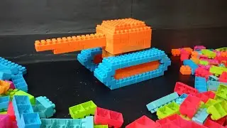 Satisfying DIY Military Tanker | Lego Building Blocks Videos #buildingblockstoys #lego SOJIB TOYS