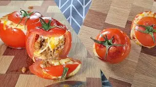 Рецепт фаршированных помидоров | Запеченные помидоры