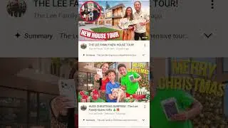 Встреча с семьей Ли на YouTube - @TheLeeFam