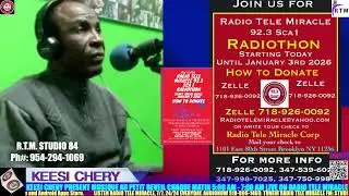 KEESI CHERY PRESENTS L'ECOLE SANS FRONTIERES LIVE ON RTM.  92.3 SCA
