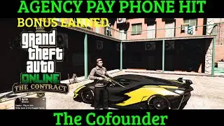 PAY PHONE HIT ' The COFOUNDER '  $70,000 BONUS Earned- The Contract DLC - GTA 5 Online