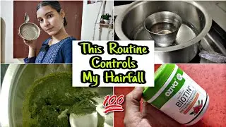 💥How I stopped My Hairfall at peak||Oziva Biotin Review