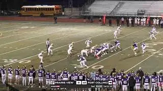 Prairie View at Fort Collins. Varsity football. 10/30/25