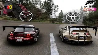 Toyota SUPRA vs RX-7 ULTIMATE SHOWDOWN! (1998 Toyota Supra MKIV vs Mazda RX-7 ) &ndash; Forza Horizon 5