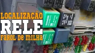 LOCALIZAÇÃO RELE DO FAROL DE MILHA VECTRA GLS ANO 99