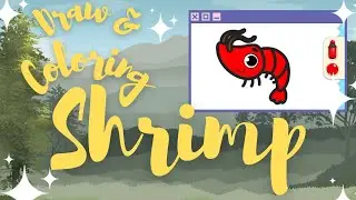 Draw and Coloring Shrimp with Bimi Boo || Coloring Games ✨🖌🎨
