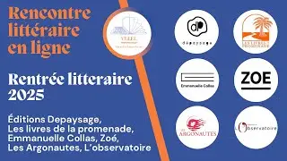 VLEEL 398 Rencontre litt&eacute;raire, 6 maisons d'&eacute;dition pr&eacute;sentent leur Rentr&eacute;e litt&eacute;raire d'automne