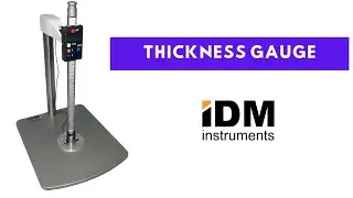 Testing thickness of Foam & Lofty Products I F0017 Thickness Gauge